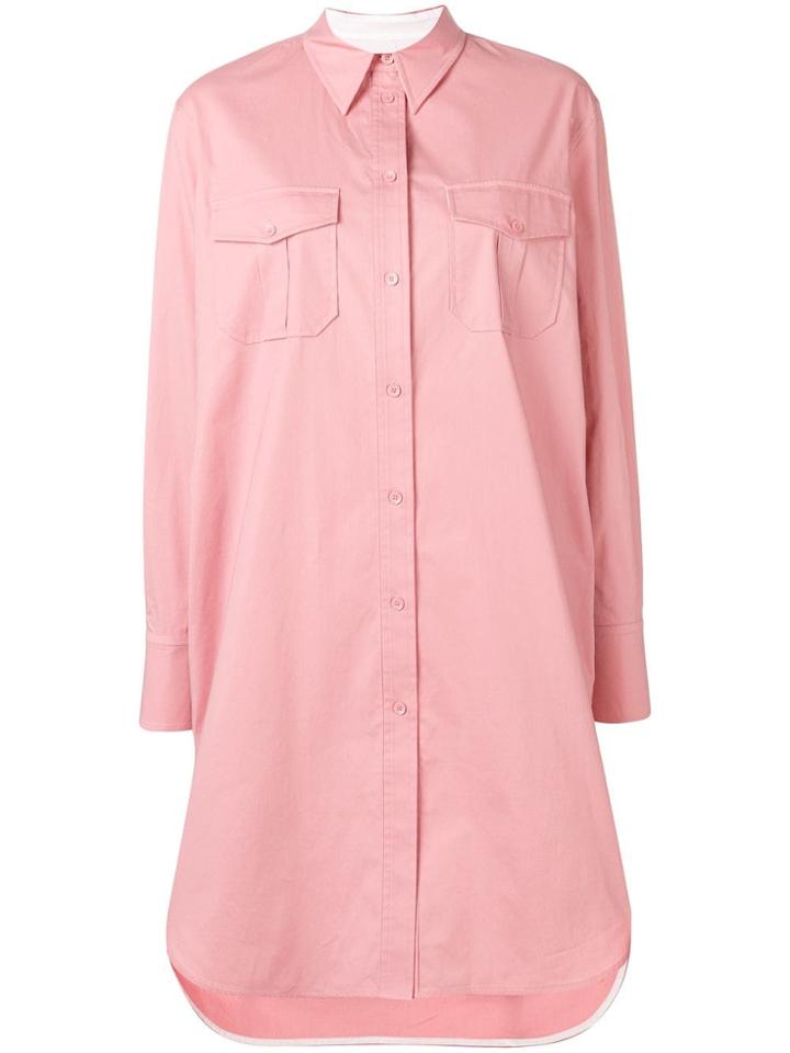Calvin Klein Oversized Shirt Dress - Pink