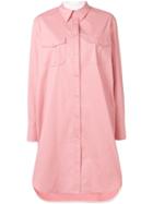 Calvin Klein Oversized Shirt Dress - Pink