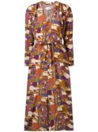 Roseanna Tree Print Maxi Dress - Neutrals