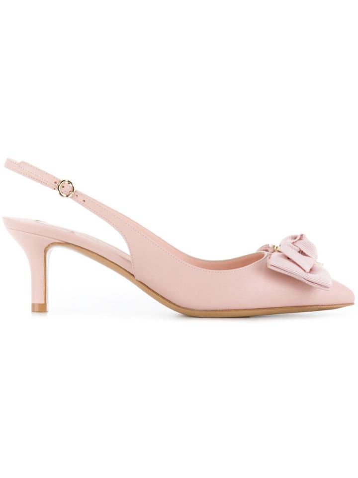Salvatore Ferragamo Peony Pumps - Pink & Purple