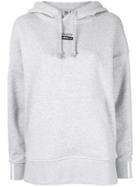 Adidas Relaxed-fit Logo Patch Hoodie - Grey