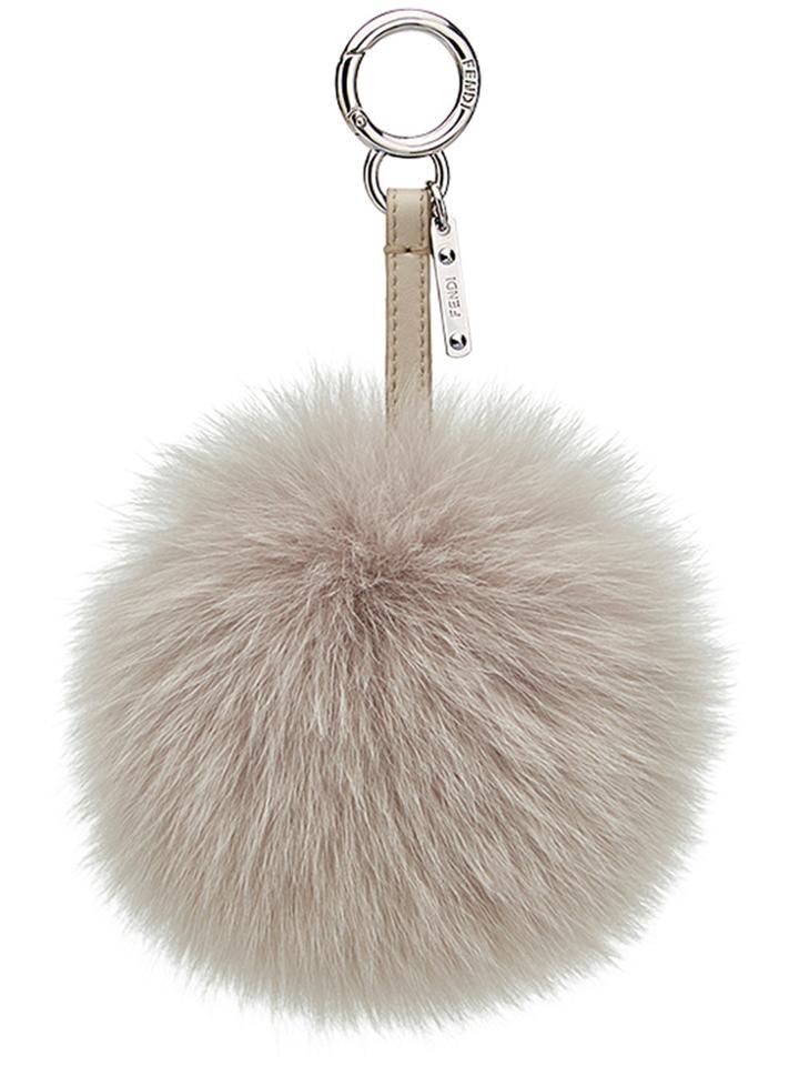Fendi Pompom Bag Charm - Nude & Neutrals