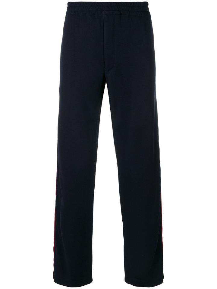 Alexander Mcqueen Side Stripe Track Pants - Blue