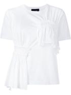 Simone Rocha Ruffled Trim Top, Women's, Size: 10, White, Cotton