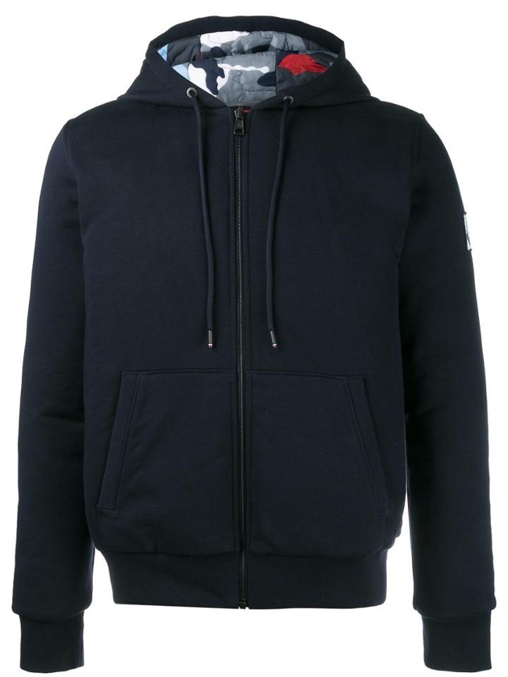 Moncler Gamme Bleu Reversible Padded Hoodie - Blue