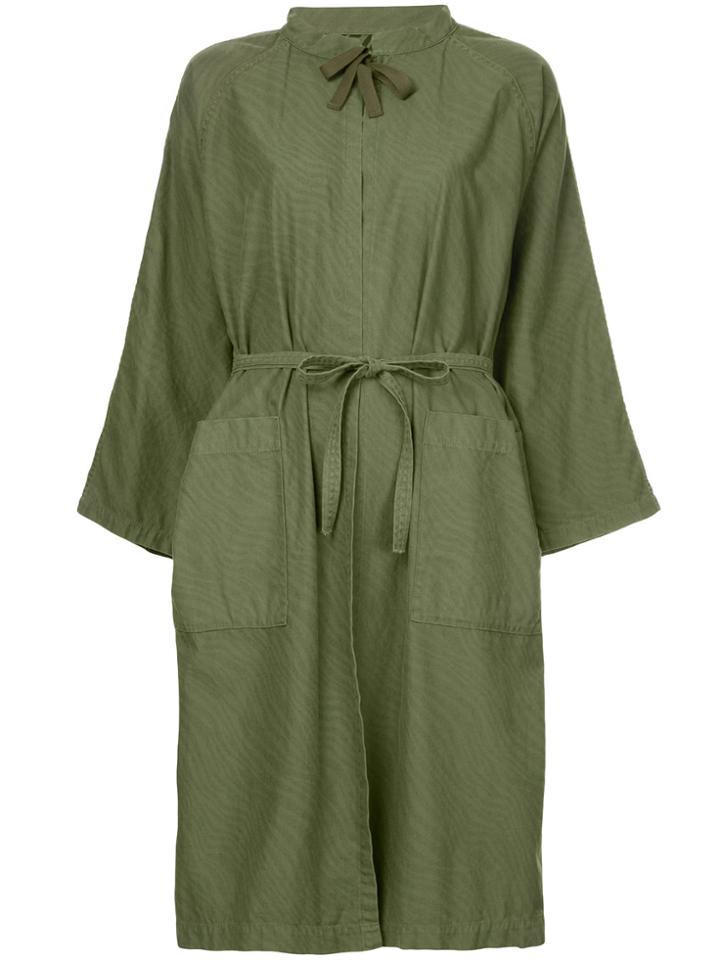 Hysteric Glamour Tied Kimono Coat - Green