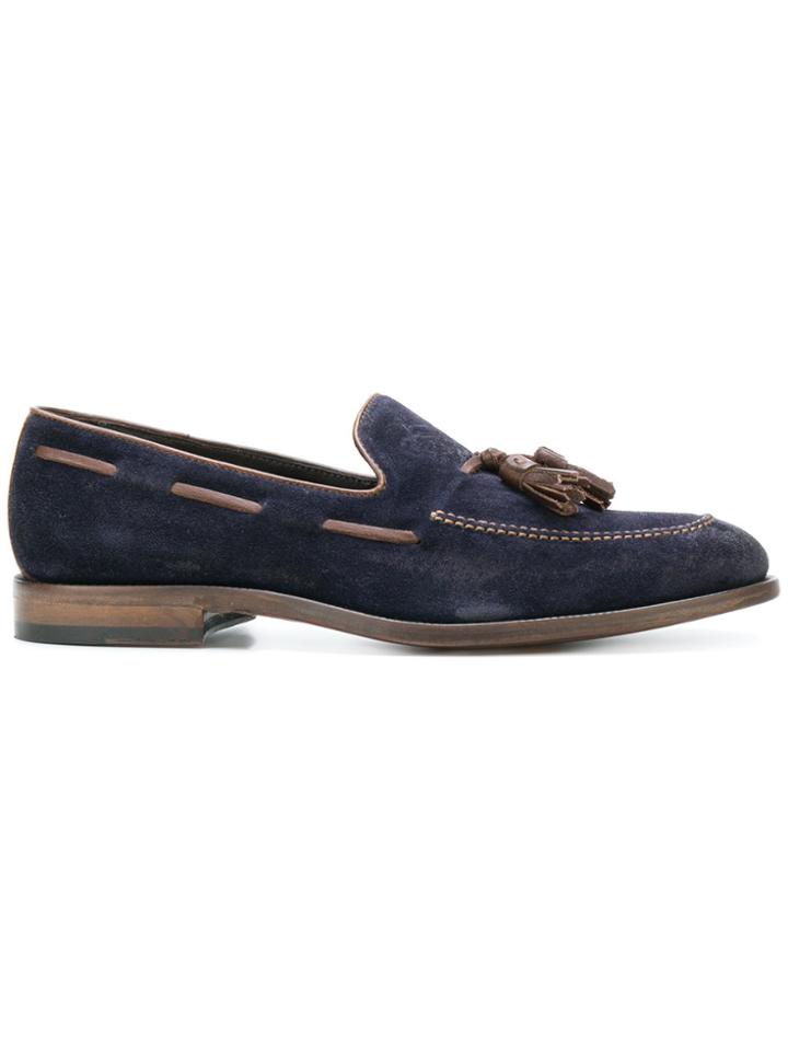 Dell'oglio Slip-on Tassel Loafers - Blue
