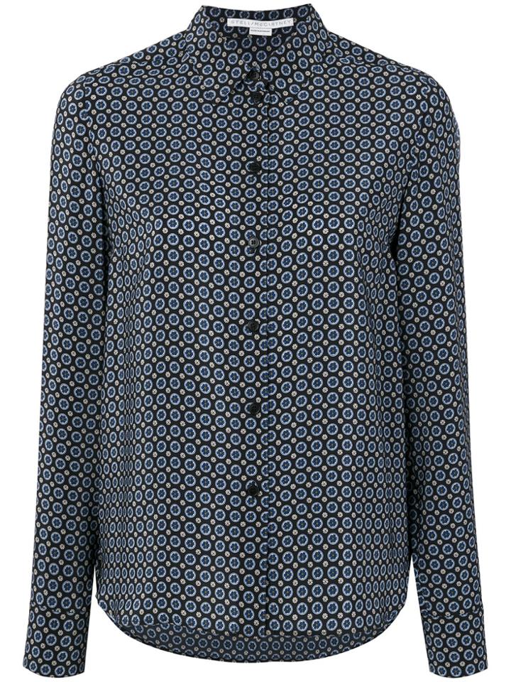 Stella Mccartney Flower Printed Shirt - Black