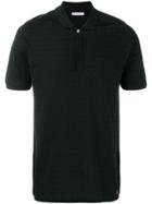 Versace Collection Patterned Polo Shirt - Black