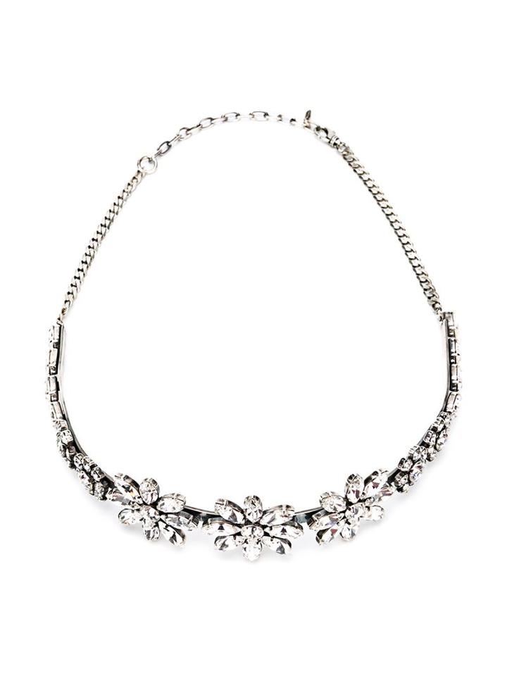 Emanuele Bicocchi Swarovski Crystal 'flower' Headband