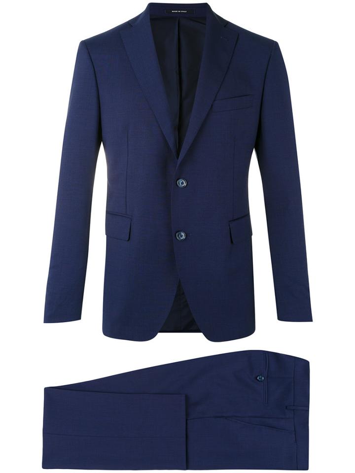 Tagliatore - Two Piece Suit - Men - Cupro/virgin Wool - 50, Blue, Cupro/virgin Wool