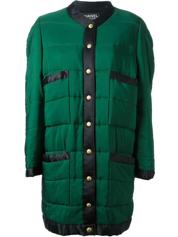 Chanel Vintage Colour Block Padded Jacket