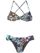 Lygia & Nanny - Printed Bikini Set - Women - Polyamide - 46, Polyamide