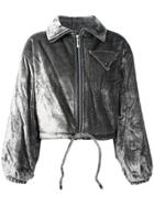 Opening Ceremony Quilted Bomber Jacket - Grey
