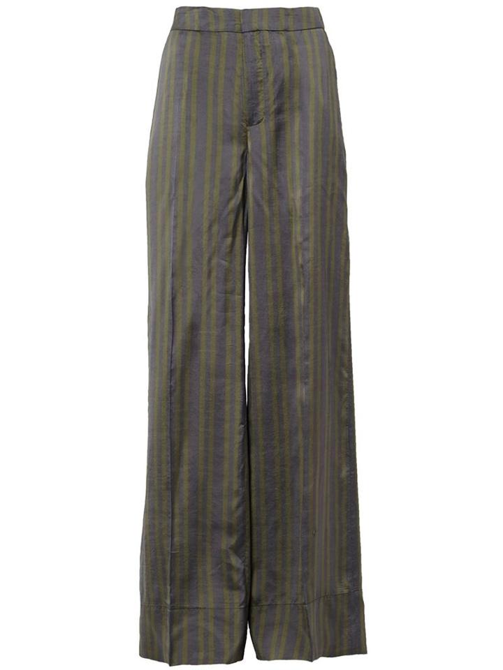A.f.vandevorst 'progressing' Trousers, Women's, Size: 38, Green, Cupro