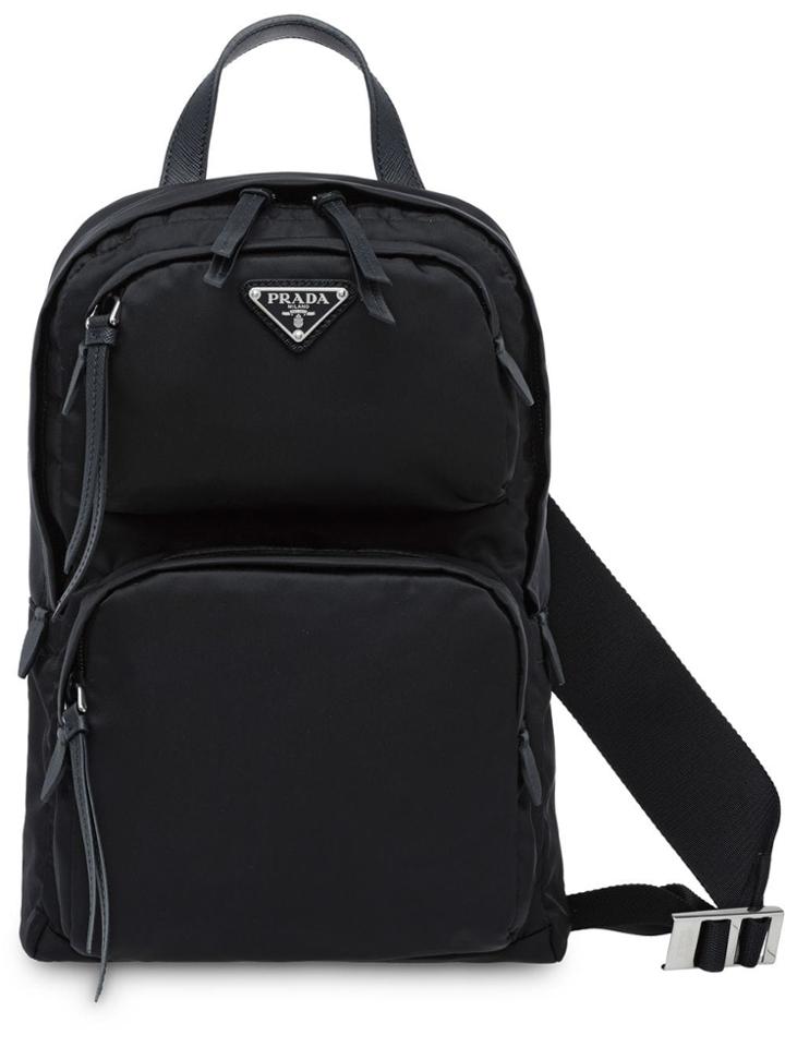 Prada Nylon Backpack - Black