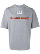 Moncler X Off-white Black Swan Printed T-shirt, Men's, Size: Xl, Grey, Cotton