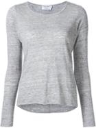 Frame Denim 'le Classic' T-shirt, Women's, Size: Small, Grey, Cotton