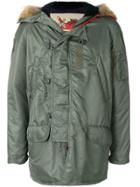 History Repeats Military Hooded Parka - Green