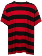 Amiri Striped Oversized T-shirt - Red