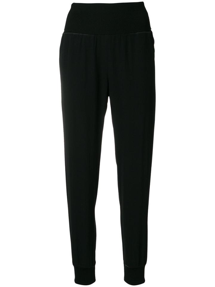 Theory Ribbed Joggers - Black