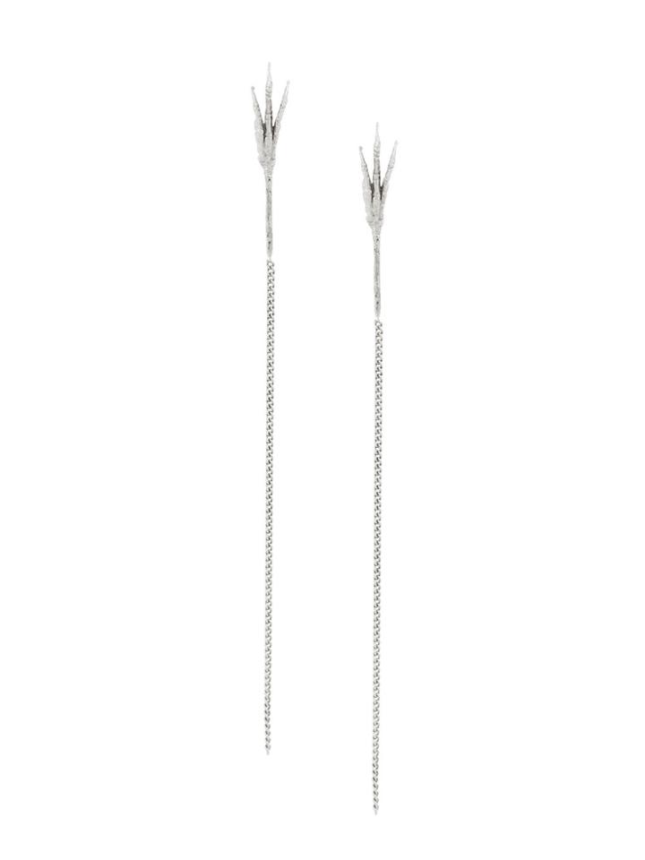 Wouters & Hendrix Gold 18kt Gold Crows's Claw Long Earrings - Metallic