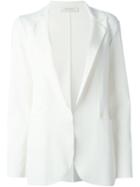 Cédric Charlier Blazer Jacket, Women's, Size: 44, White, Rayon/polyester/polyamide
