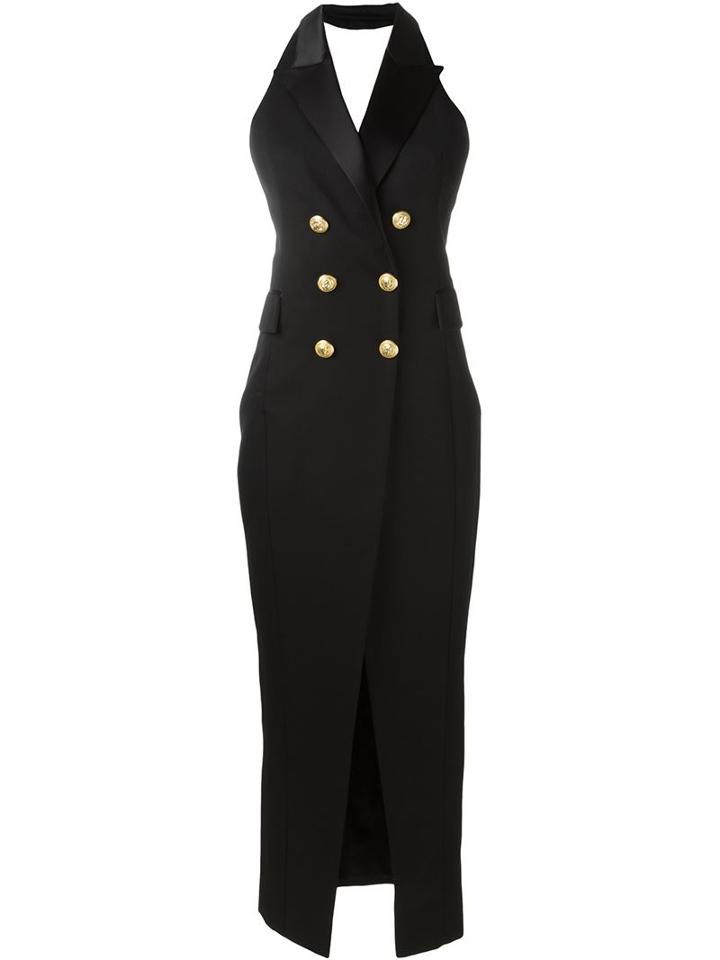 Balmain Waistcoat Dress