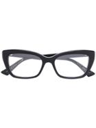 Gucci Eyewear Square Frame Glasses - Black