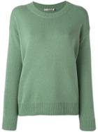 Vince Boxy Jumper, Women's, Size: Medium, Green, Cashmere