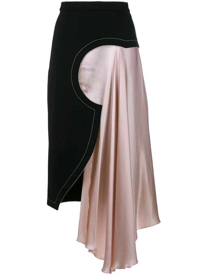Roksanda Asymmetric Satin Skirt