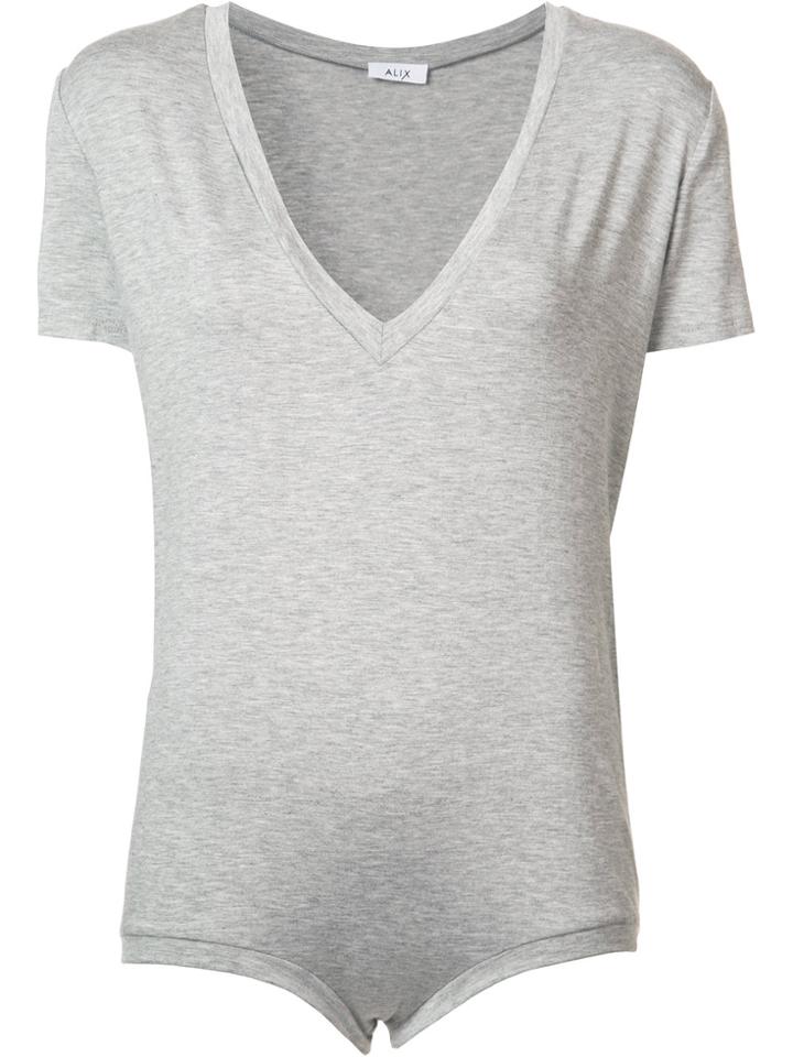 Alyx V-neck T-shirt Body - Grey