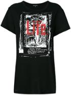 Ann Demeulemeester Re-editions Tarocco Print T-shirt - Black