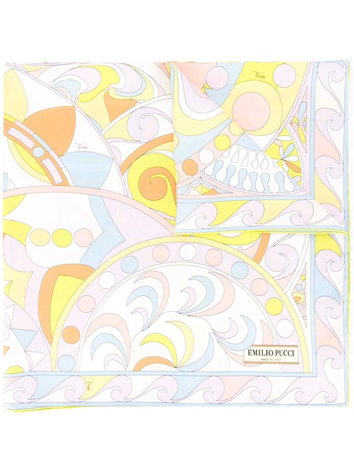 Emilio Pucci Signature Printed Scarf - Multicolour