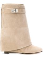 Givenchy Shark Lock Boots - Nude & Neutrals