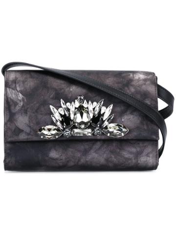 Marcel Seraphine Embellished Crossbody Bag, Women's, Black, Silk/crystal/glass