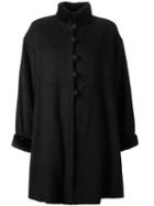 Yves Saint Laurent Pre-owned Cape Style Coat - Black