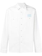 Calvin Klein Jeans Long-sleeve Uniform Denim Shirt - White