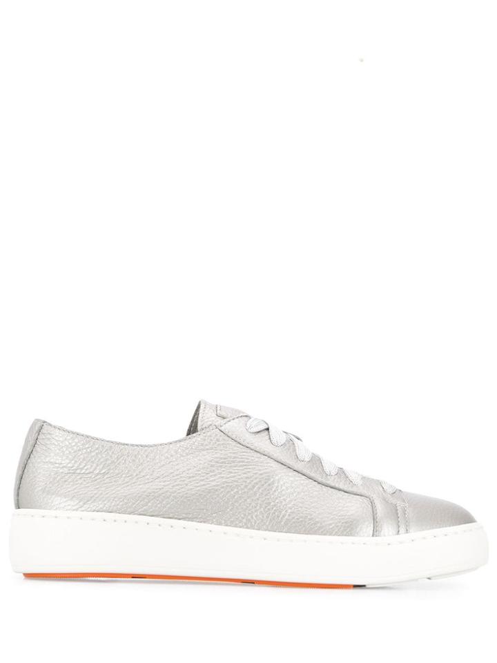 Santoni Low-top Sneakers - Silver