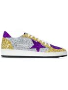 Golden Goose Ball Star Sneakers - Silver