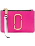 Marc Jacobs Snapshot Top Zip Wallet - Pink & Purple