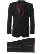 Dolce & Gabbana Three-piece Dinner Suit, Men's, Size: 46, Black, Silk/spandex/elastane/cupro/viscose