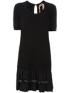 No21 Knit Dress, Women's, Size: 44, Black, Silk/acetate/virgin Wool