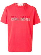 Stone Island Logo Print T-shirt - Red
