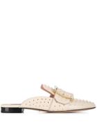 Bally Janesse Studded Slippers - Neutrals