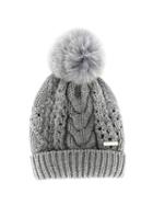 Woolrich Cable-knit Pom-pom Hat - Grey