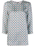 's Max Mara Graphic Print Blouse - Blue