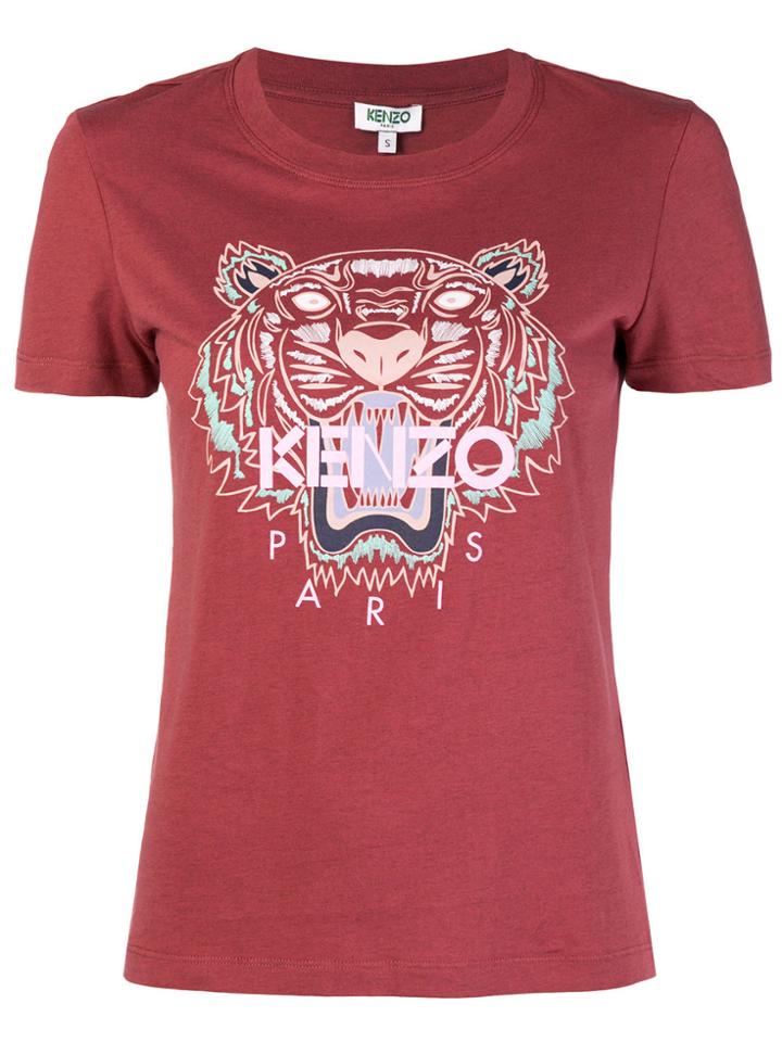 Kenzo Tiger Print T-shirt - Red