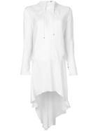 Giorgio Armani High Low Hem Dress - White