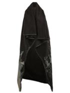 Masnada Long Painted Cape, Women's, Size: 42, Black, Acrylic/polyamide/polyester/virgin Wool